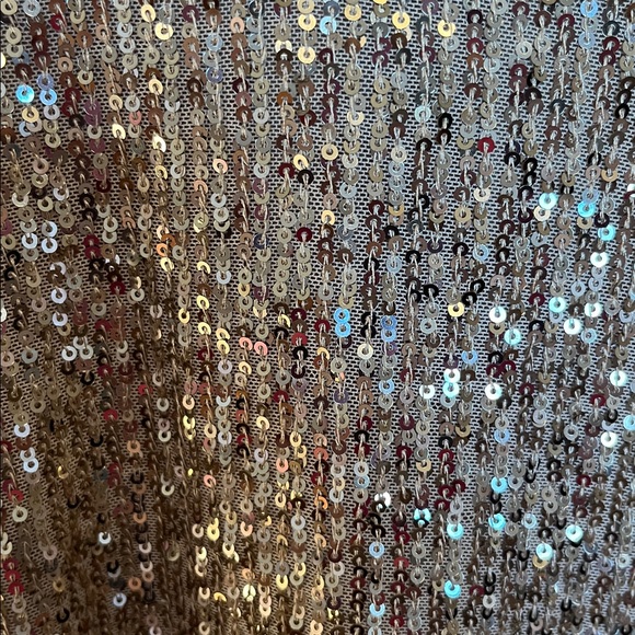 Calvin Klein Sequin Knit Hi Lo Sweater - Picture 3 of 7